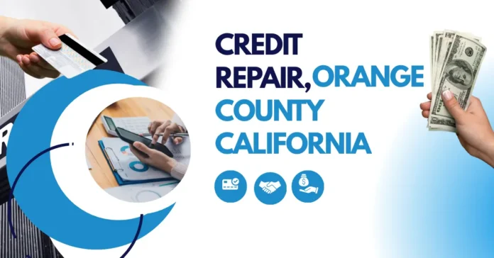 Credit repair consultation in Orange County California reviewing credit reports