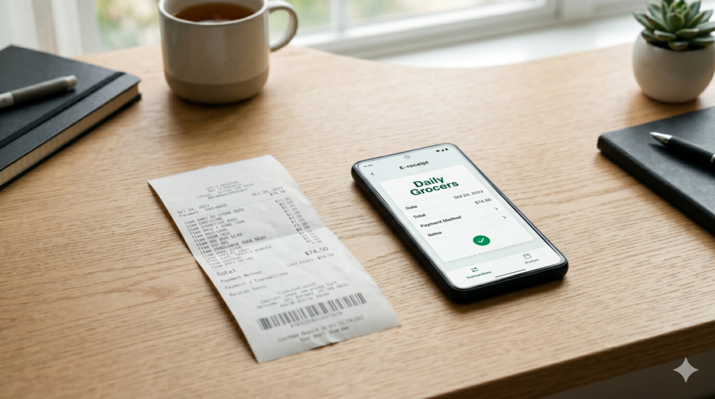 receipt from store